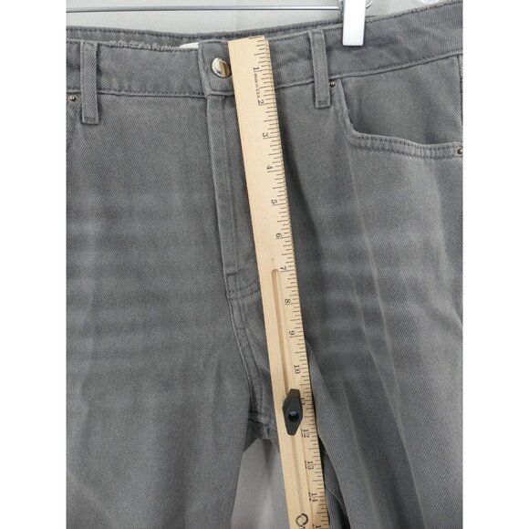 BA&SH Womens 3 Jeans Aurel Wide Leg High Rise US Size 10 Gray NEW - Picture 5 of 12
